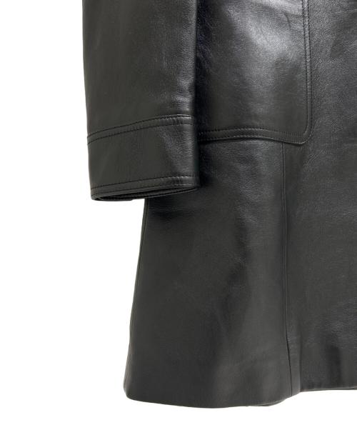 CELINE（セリーヌ）CELINE (セリーヌ) ネオコート ソフトラムスキン ブラック サイズ:36の古着・服飾アイテム