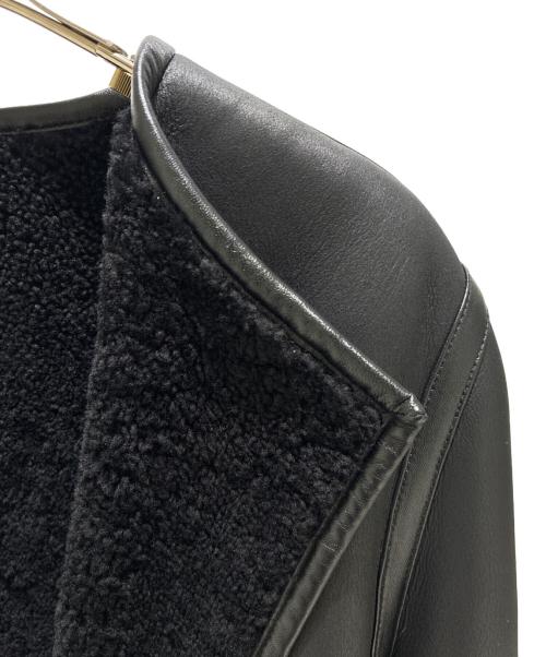 LOUIS VUITTON（ルイ ヴィトン）LOUIS VUITTON (ルイ ヴィトン) リバーシブルムートンロングコート FJLC05TBH ブラック サイズ:34の古着・服飾アイテム