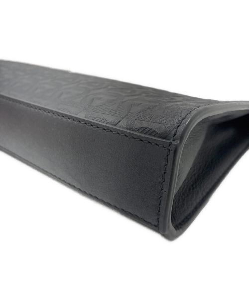 Salvatore Ferragamo（サルヴァトーレ フェラガモ）Salvatore Ferragamo (サルヴァトーレ フェラガモ) ガンチーニクラッチバッグ ブラックの古着・服飾アイテム