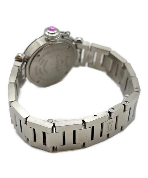 Cartier（カルティエ）Cartier (カルティエ) Miss Pasha ミスパシャ Ref:W3140008 ピンク文字盤 ピンク文字盤 サイズ:27mm/14.5cmの古着・服飾アイテム