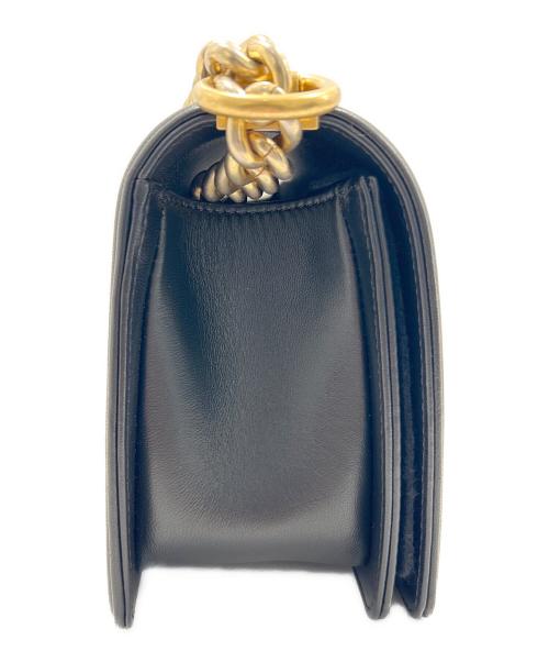CHANEL（シャネル）CHANEL (シャネル) ボーシャネル25/ゴールド金具/ラムスキン ブラック サイズ:25の古着・服飾アイテム