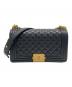 CHANEL（シャネル）の古着「ボーシャネル25/ゴールド金具/ラムスキン」｜ブラック