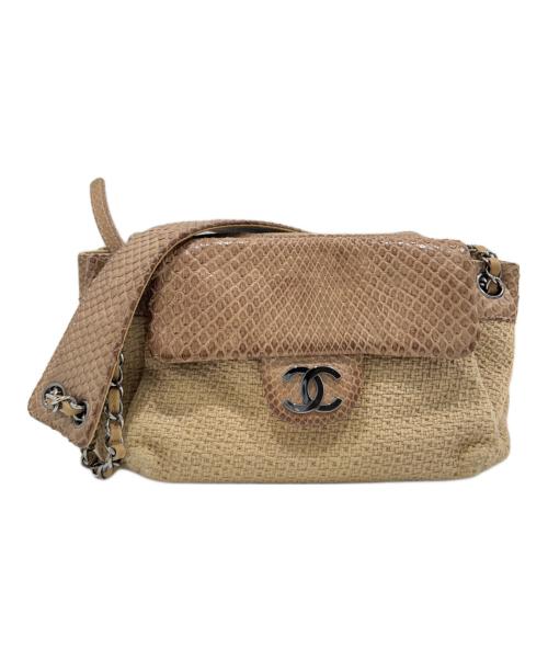 CHANEL（シャネル）CHANEL (シャネル) ココマークチェーンショルダーバッグ ベージュ サイズ:-の古着・服飾アイテム