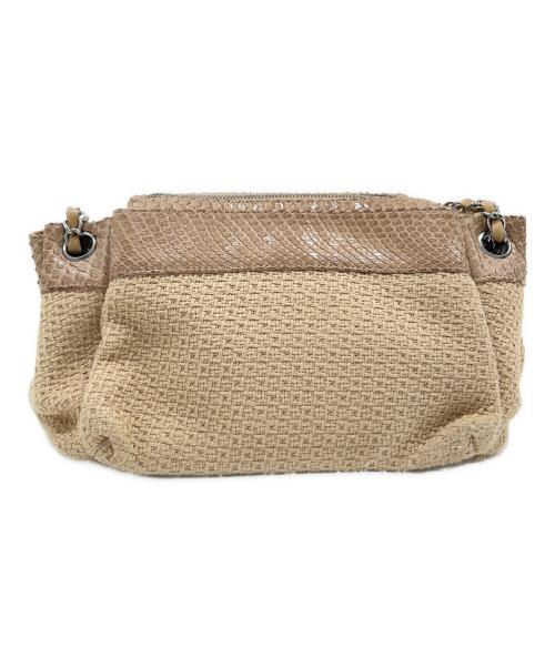 CHANEL（シャネル）CHANEL (シャネル) ココマークチェーンショルダーバッグ ベージュ サイズ:-の古着・服飾アイテム