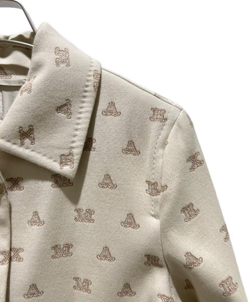 MaxMara（マックスマーラ）MaxMara (マックスマーラ) ステンカラーコート アイボリー サイズ:36の古着・服飾アイテム