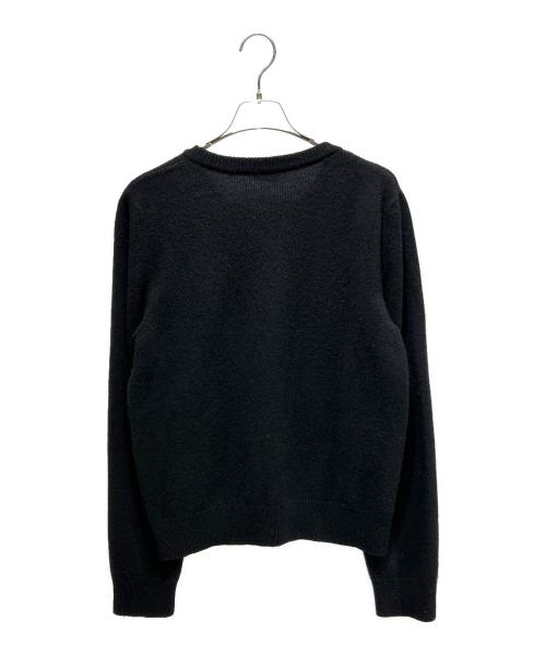 CELINE（セリーヌ）CELINE (セリーヌ) カシミヤクルーネックニット2A528981E ブラック サイズ:XLの古着・服飾アイテム