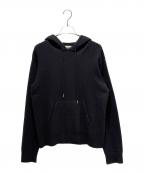 CELINEセリーヌ）の古着「CELINE by Hedi Slimane エディ期 カシミヤプルオーバーニットパーカー A40G152I」｜ブラック