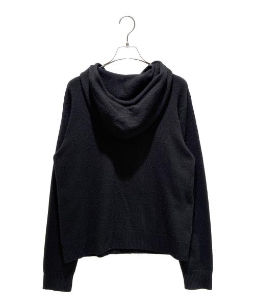 CELINE（セリーヌ）CELINE (セリーヌ) CELINE by Hedi Slimane エディ期 カシミヤプルオーバーニットパーカー A40G152I ブラック サイズ:Lの古着・服飾アイテム
