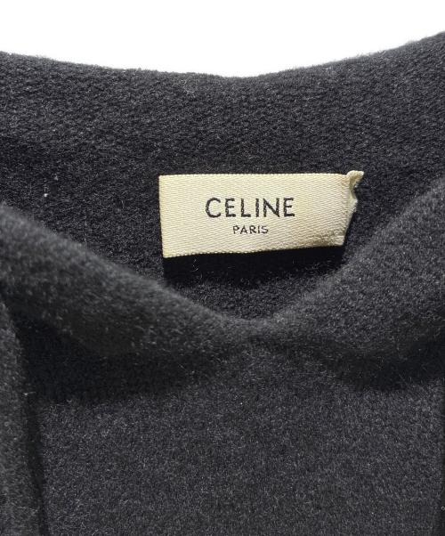 CELINE（セリーヌ）CELINE (セリーヌ) CELINE by Hedi Slimane エディ期 カシミヤプルオーバーニットパーカー A40G152I ブラック サイズ:Lの古着・服飾アイテム