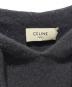 中古・古着 CELINE (セリーヌ) CELINE by Hedi Slimane エディ期 カシミヤプルオーバーニットパーカー A40G152I ブラック サイズ:L：60000円