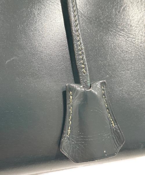 HERMES（エルメス）HERMES (エルメス) Kelly 28/ケリー28 外縫い/ボックスカーフ/〇S刻印：1989年製/モスグリーン系/ゴールド金具 モスグリーン系 サイズ:28の古着・服飾アイテム