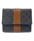 CELINEセリーヌ）の古着「CELINE/スモールトリフォールドウォレット10D572BZ9」
