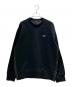 PRADA（プラダ）の古着「トライアングルロゴスウェットシャツ UJL30A」｜ブラック