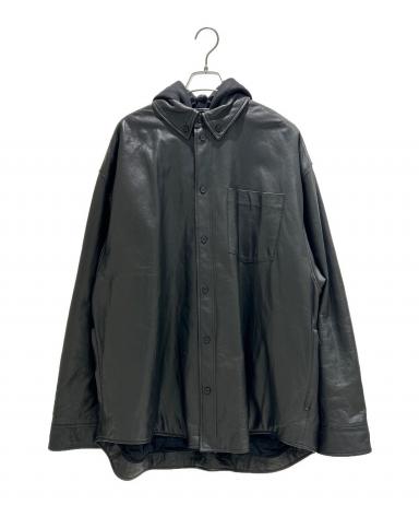 balenciaga シャツジャケット 中古・古着通販】BALENCIAGA (バレンシアガ) ソフトラムスキン