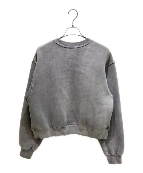 ALEXANDER WANG（アレキサンダー・ワン）ALEXANDER WANG (アレキサンダー・ワン) Essential Terry Crew Sweatshirtエッセンシャル テリー クルー スウェットシャツ4CC3241518 グレー サイズ:Sの古着・服飾アイテム
