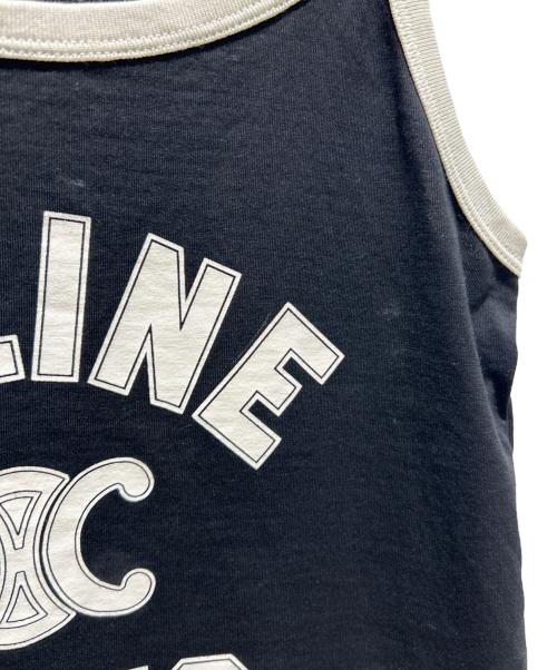 CELINE（セリーヌ）CELINE (セリーヌ) ロゴトリオンフキャミソール/2X89D507Z ブラック サイズ:XSの古着・服飾アイテム