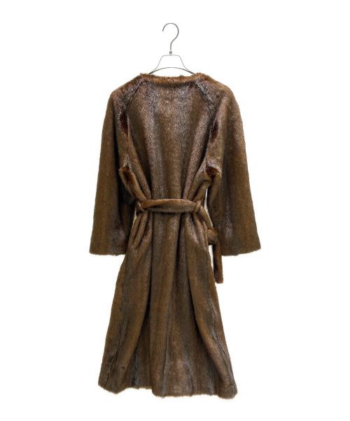 Ameri（アメリ）Ameri (アメリ) フェイクファーコート01920720930 ブラウン サイズ:Fの古着・服飾アイテム