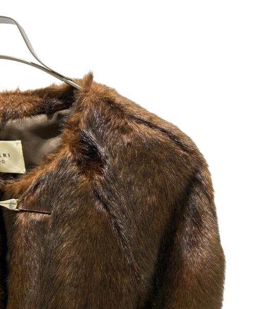 Ameri（アメリ）Ameri (アメリ) フェイクファーコート01920720930 ブラウン サイズ:Fの古着・服飾アイテム