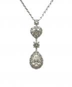 GRAFFグラフ）の古着「Icon Heart & Pear-Shaped Diamond Drop Pendant アイコンハート＆ペアシェイプダイヤモンドドロップペンダント RGP767」