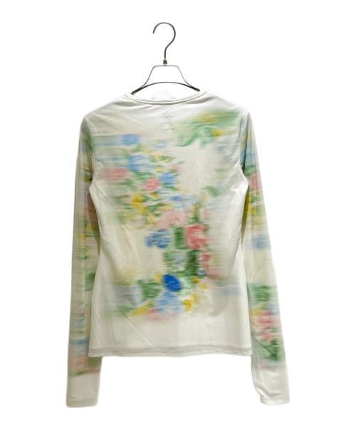 LOEWE（ロエベ）LOEWE (ロエベ) LOEWE Long Sleeve Top 'White/Multi' ロングスリーブカットソー マルチカラー サイズ:Lの古着・服飾アイテム