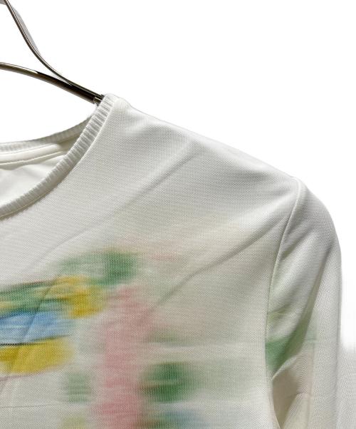 LOEWE（ロエベ）LOEWE (ロエベ) LOEWE Long Sleeve Top 'White/Multi' ロングスリーブカットソー マルチカラー サイズ:Lの古着・服飾アイテム