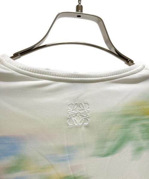 LOEWE（ロエベ）LOEWE (ロエベ) LOEWE Long Sleeve Top 'White/Multi' ロングスリーブカットソー マルチカラー サイズ:Lの古着・服飾アイテム