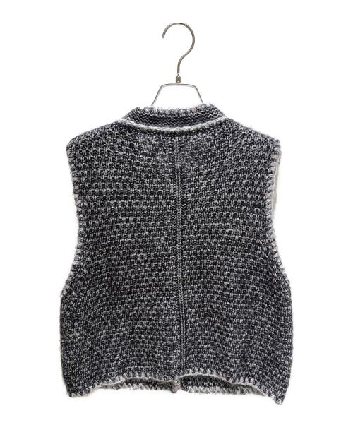 Vivienne Westwood（ヴィヴィアンウエストウッド）Vivienne Westwood (ヴィヴィアンウエストウッド) ラメニットベスト ネイビー サイズ:Mの古着・服飾アイテム