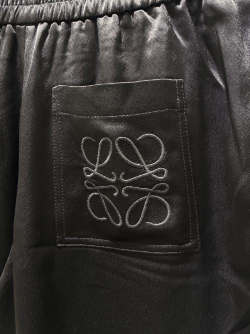 LOEWE（ロエベ）LOEWE (ロエベ) アナグラム ポリエステル スラックスS540Y04XF3 ブラック サイズ:Sの古着・服飾アイテム