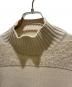 中古・古着 BRUNELLO CUCINELLI (ブルネロクチネリ) スパンコールタートルネックニット M16702104 ベージュ サイズ:M：50000円