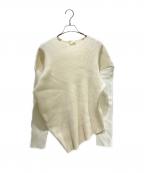 THE ROWザ ロウ）の古着「アシンメトリーリブニット」｜アイボリー