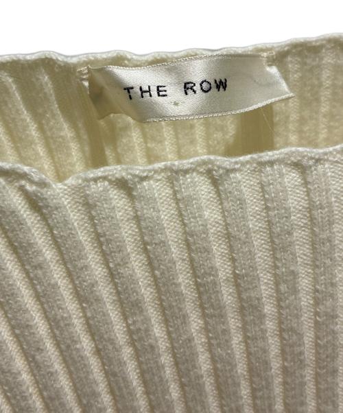 THE ROW（ザ ロウ）THE ROW (ザ ロウ) アシンメトリーリブニット アイボリー サイズ:Mの古着・服飾アイテム