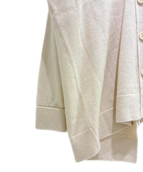 LOEWE（ロエベ）LOEWE (ロエベ) アシンメトリーカーディガン S359Y16K32 ベージュ サイズ:XSの古着・服飾アイテム