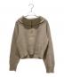 BRUNELLO CUCINELLI（ブルネロクチネリ）の古着「ラメ糸 クロップド ボリュームネック ニット プルオーバー　MBM756604P　」｜ベージュ
