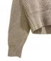 中古・古着 BRUNELLO CUCINELLI (ブルネロクチネリ) ラメ糸 クロップド ボリュームネック ニット プルオーバー　MBM756604P　 ベージュ サイズ:L：30000円