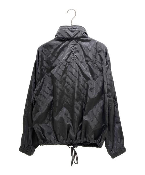 ALEXANDER WANG（アレキサンダー・ワン）ALEXANDER WANG (アレキサンダー・ワン) ナイロン総柄ハーフジップブルゾン UWC1232023 ブラック サイズ:XSの古着・服飾アイテム