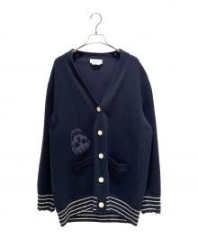 ALEXANDER McQUEEN（アレキサンダーマックイーン）の古着「カーディガン 807686Q1BBU4035」｜ネイビー
