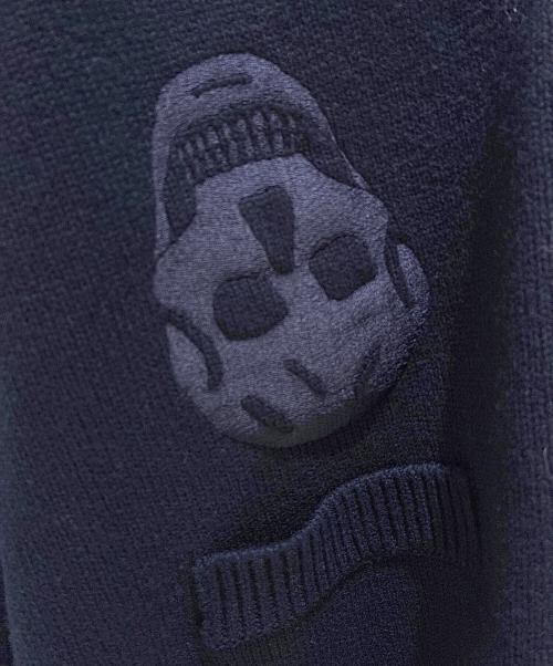 ALEXANDER McQUEEN（アレキサンダーマックイーン）ALEXANDER McQUEEN (アレキサンダーマックイーン) カーディガン 807686Q1BBU4035 ネイビー サイズ:Mの古着・服飾アイテム