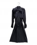 MaxMaraマックスマーラ）の古着「トレンチコート」｜ネイビー