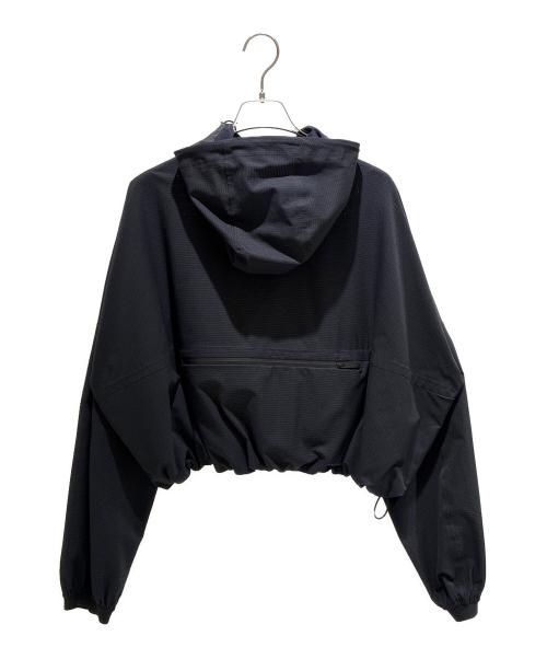 PRADA SPORTS（プラダスポーツ）PRADA SPORTS (プラダスポーツ) ショート丈ロゴナイロンジャケット ネイビー サイズ:Sの古着・服飾アイテム