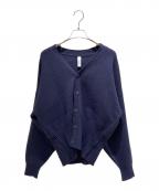 CFCLシーエフシーエル）の古着「WOOL MILAN CARDIGAN　CF006KE125」｜ネイビー