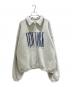 ALEXANDER WANG（アレキサンダー・ワン）の古着「HALF ZIP SWEATSHIRT WITH NY PUFF GRAPHIC　UCC1231600」｜ライトグレー