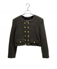 中古・古着通販】LOHEN (ローヘン) V COLLAR LIGHT JACKET グレー