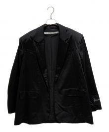 ALEXANDER WANG（アレキサンダー・ワン）の古着「DRAPEY OVERSIZED BLAZER 1CC2232448」｜ブラック