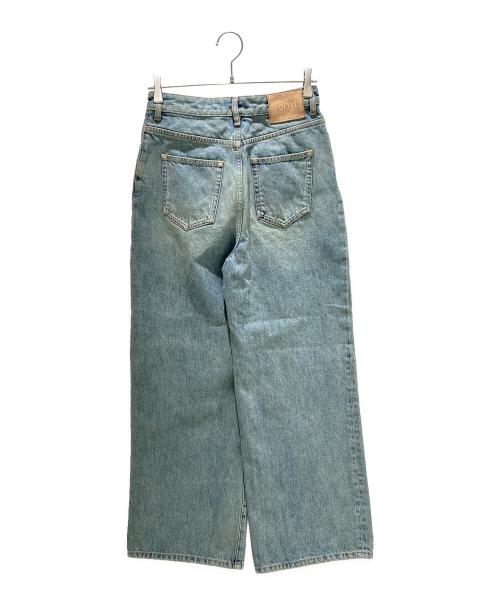 LOEWE（ロエベ）LOEWE (ロエベ) ハイウエスト ワイドパンツ インディゴ サイズ:38の古着・服飾アイテム