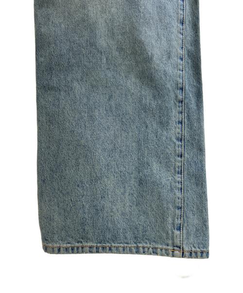 LOEWE（ロエベ）LOEWE (ロエベ) ハイウエスト ワイドパンツ インディゴ サイズ:38の古着・服飾アイテム