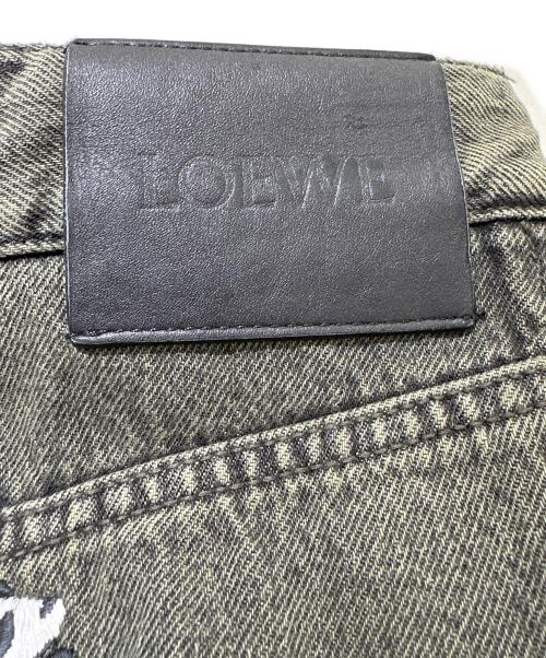 LOEWE（ロエベ）LOEWE (ロエベ) SUNA FUJITA デニムパンツ グレー サイズ:36の古着・服飾アイテム