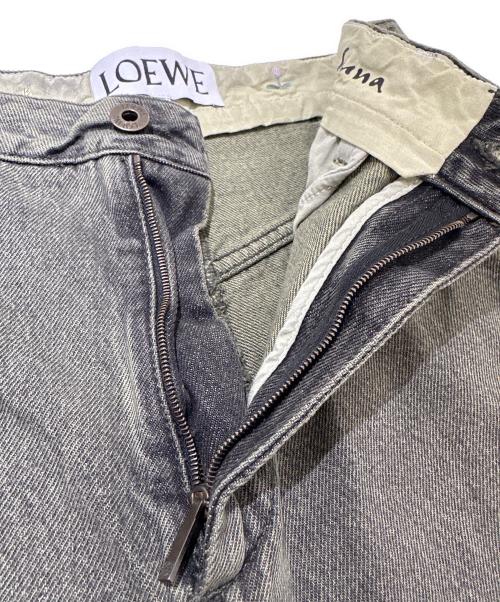 LOEWE（ロエベ）LOEWE (ロエベ) SUNA FUJITA デニムパンツ グレー サイズ:36の古着・服飾アイテム