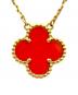 VAN CLEEF & ARPELS（ヴァンクリーフ＆アーペル）の古着「Vintage Alhambra Pendant Carnelian ヴィンテージ アルハンブラ ペンダント カーネリアン VCARD38500」