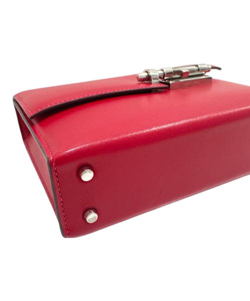 HERMES（エルメス）HERMES (エルメス) Verrou Chain mini ヴェルー チェーン ミニ/レッド系/ヴォータデラクト/シルバー金具/C刻印:2018年製 レッド サイズ:ミニ/miniの古着・服飾アイテム