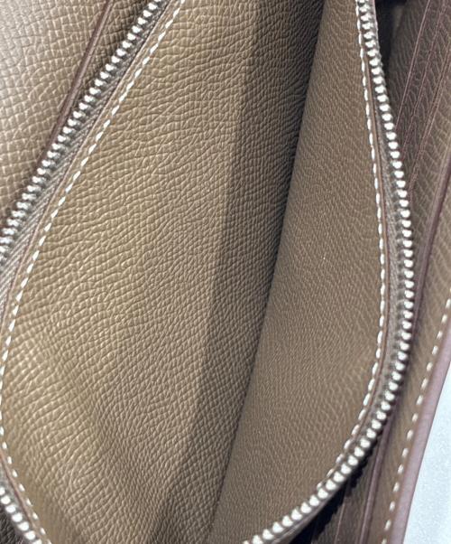 HERMES（エルメス）HERMES (エルメス) ケリーウォレット/Kelly Wallet エトゥープ×シルバー金具の古着・服飾アイテム